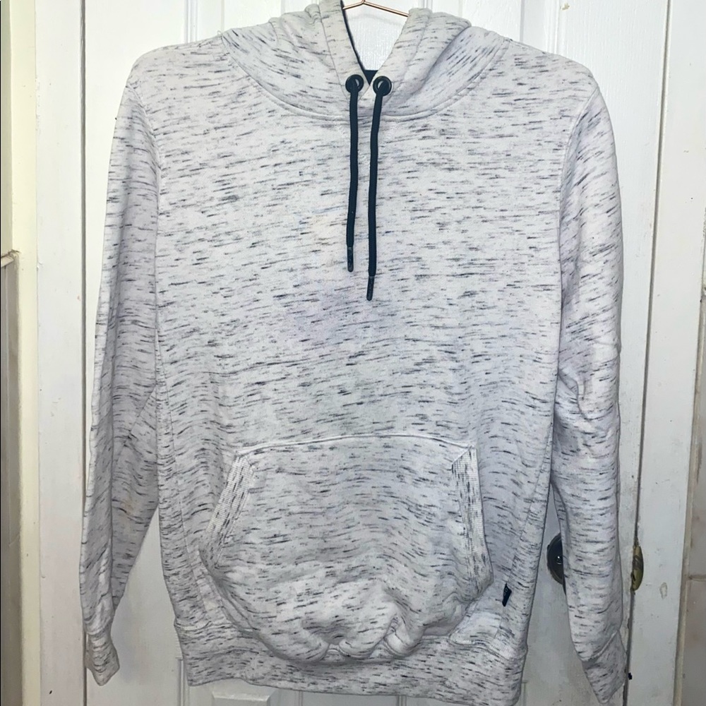 CSG Streetwear White Black Fleece Hoodie Size Small